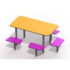 Столик з лавками Miros, код: DIO211.14