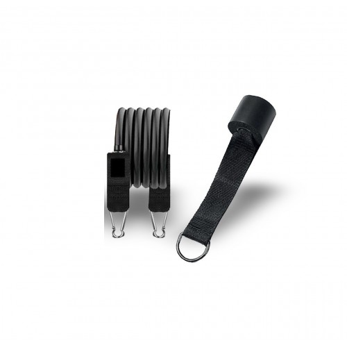 Дверне кріплення для еспандерів PowerPlay "Якір" + 2 карабіни + Еспандер-джгут еластичний, код: PP_4104