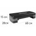 Степ-платформа EasyFit Step-B 2-ступінчаста 680х280х100-1500 мм, сірий, код: EF-0540-GY-EF