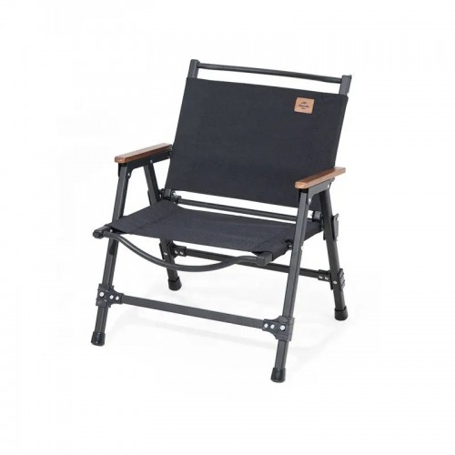 Крісло складане Naturehike NH21JJ002 великий 540х670х750 мм, алюміній, чорний, код: 6975641888420-AM