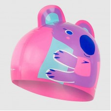Шапка для плавання Speedo Koala PRT Character Cap IU рожевий-пурпурний, код: 5053744486321