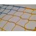 Сетка-гаситель для гандбола футзала Tarida (пара) 120х120 мм (D=3,5 мм) белая, желто-синяя, код: 5551301-TI