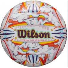 М"яч волейбольний Wilson Graffiti Peace VB OF №5, білий-помаранчевий, код: 097512648615 М"яч волейбольний Wilson Graffiti Peace VB OF №5, білий-помаранчевий, код: 097512648615