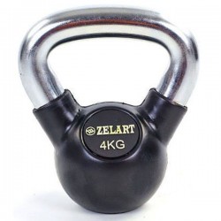 Гиря обгумована Zelart 4 кг., код: TA-5162-4 Гиря обгумована Zelart 4 кг., код: TA-5162-4