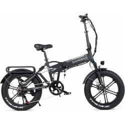 Електровелосипед фетбайк Samebike XWLX09 (500 Вт; 10 А/год; 48 В), колеса 20х4", з ручкою газу, чорний, код: SMB-XWXL09-black