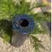 Масажний ролик (роллер) гладкий PowerPlay EPP Foam Roller 330х140 мм, чорний-синій, код: PP_4347_Blue_(33x14)