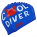 Шапочка для плавання силіконова юніорська MadWave Junior Cool Diver синій, код: M057310