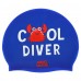Шапочка для плавання силіконова юніорська MadWave Junior Cool Diver синій, код: M057310