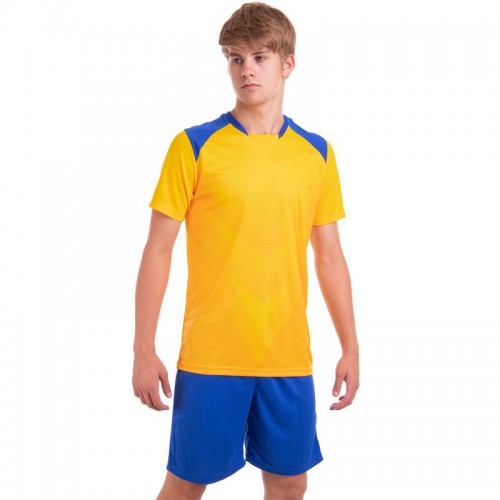 Форма футбольна PlayGame Lingo 2XL (50-52), ріст 180-185, жовтий-синій, код: LD-M8627_2XLYBL-S52