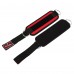 Манжет (ремінь) для силової тяги на гомілку і зап"ястя Fistrage 2шт, чорний-червоний, код: VL-7728