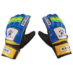 Воротарські рукавички Kelme Latex Foam, розмір 6, помаранчевий-синій, код: GET-KLM6-WS