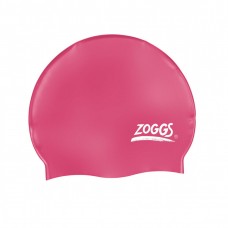 Шапочка для плавання Zoggs Silicone Cap Plain рожева, код: 2023111401564