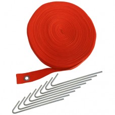 Стрічка розмітна Meta Textile Line Marker 48мх4см, червоний, код: 080101514651