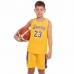 Форма баскетбольна підліткова NB-Sport NBA Lakers M, жовтий-фіолетовий, код: BA-0563_MYV