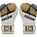 Боксерські рукавиці RDX F7 Ego 8 унцій, білий-золотий, код: BGR-F7GL-8oz
