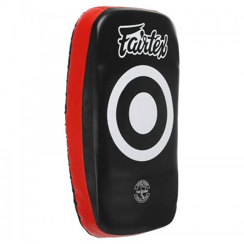 Пади для тайського боксу Тай-педи Fairtex 370x190x100 мм, 1 шт, чорний-червоний, код: BO-3890_BKR