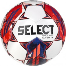 М"яч футбольний Select Brillant Super TB (FIFA Quality Pro Approved) №4, білий-червоний, код: 5703543317103