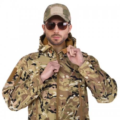 Куртка тактична Tactical L, камуфляж Multicam, код: TY-0369_LKM