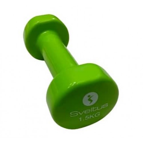 Гантель для фітнесу вінілова Sveltus 1x1,5 кг, код: SLTS-1187-9 Гантель для фітнесу вінілова Sveltus 1x1,5 кг, код: SLTS-1187-9