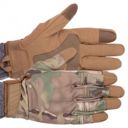 Рукавички тактичні з закритими пальцями Tactical Military Rangers XL, камуфляж Multicam, код: BC-9878_XLKM