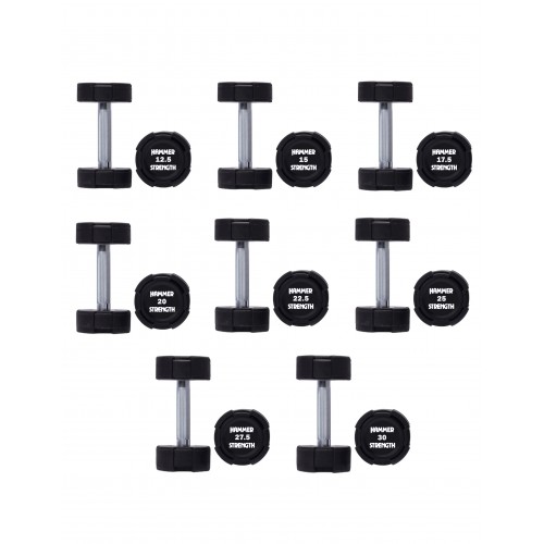Гантельний ряд Hammer Strength TPU 12.5-30 кг (8 пар), 340 кг, код: 523477-AX