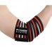Бинти на лікоть Power System PS-3600 Elbow Wraps 1500х80мм пара, червоний-чорний, код: PS-3600_Red-Black