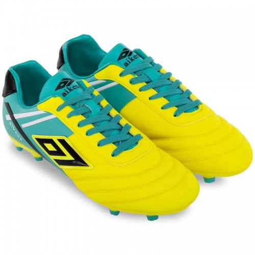 Бутси футбольні Aikesa розмір 40, жовтий-блакитний, код: 813-40-45_40YN