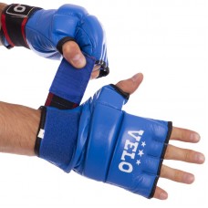 Рукавички для змішаних єдиноборств MMA Velo S синій, код: ULI-4023_SBL