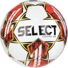 М"яч футбольний Select Contra DB v24 №4, білий-червоний, код: 5703543333103