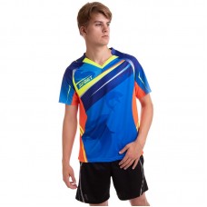 Форма для великого тенісу чоловіча Lingo XL, зріст 170-175, синій-помаранчевий, код: LD-1811A_XLBLOR