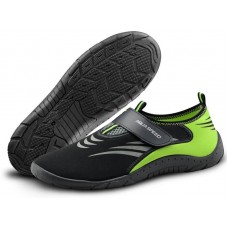 Аквашузи Aqua Speed Shoe Model 27A розмір 45, чорний-сірий-флуор, код: 5908217676054