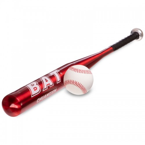Біта бейсбольна PlayGame 810мм, червоний, код: C-1864_R