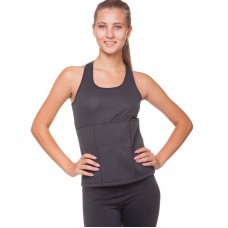 Майка коригуюча з ефектом сауни Sibote Ultra Sweat S (42-44), чорний, код: FI-4818_SBK