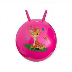 М"яч дитячий стрибун з ріжками SNS 3-D45 450мм, рожевий, код: 18202-SNS М"яч дитячий стрибун з ріжками SNS 3-D45 450мм, рожевий, код: 18202-SNS