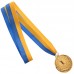 Медаль спортивная с лентой PlayGame Zing золото, код: C-4334-G