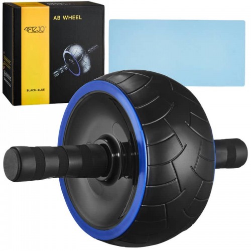 Ролик (гімнастичне колесо) для преса 4FIZJO Ab Wheel XL Black/Blue, код: P-5907739314437