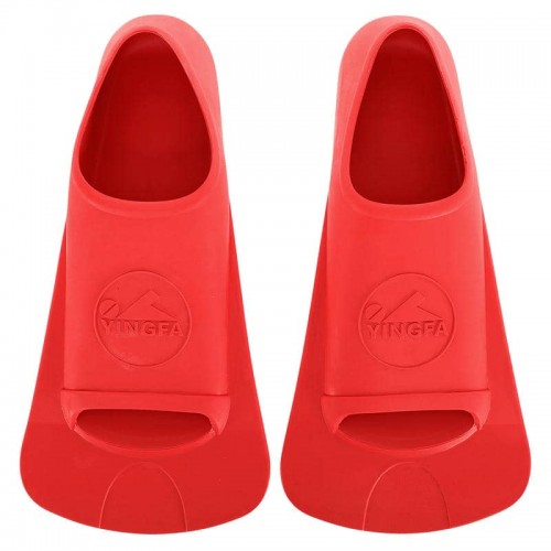 Ласти для тренувань в басейні короткі із закритою п"ятою Yingfa розмір XS (36-38), червоний, код: G7201_XSR