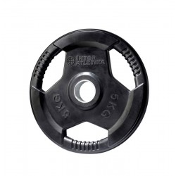 Диск прогумований InterAtletika з ручками 5 кг, код: LCAH038-M