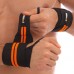 Бинти кистьові для жиму Mute Strength Wrist Wraps, 2шт, чорний-помаранчевий, код: 9097_OR