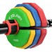 Блини диски змінні гумові Zelart Rubber Change Plates 1 кг, червоний, код: TA-1692-1