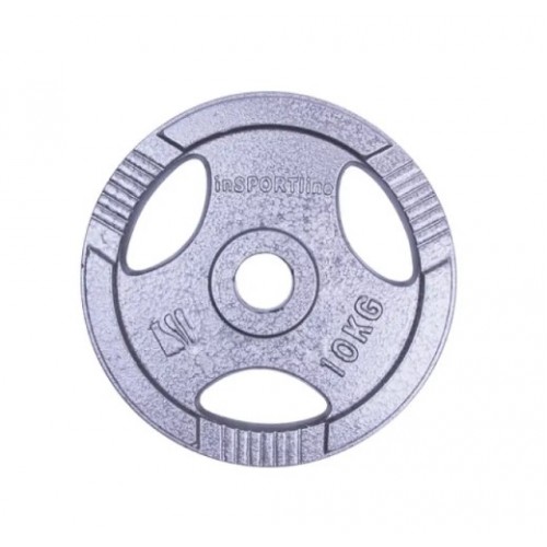 Диск чавунний inSPORTline Hamerton 10 кг, код: 12711-IN Диск чавунний inSPORTline Hamerton 10 кг, код: 12711-IN