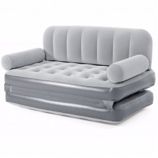 Надувний диван-ліжко Bestway + Вбудований електронасос 220В, 1880х1520х640 мм, код: 75079BW-IB