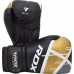 Рукавички боксерські RDX Rex Leather Black 10 ун., код: 40291_10