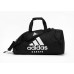 Сумка-рюкзак (2 в 1) Adidas з білим логотипом Karate M 620х310х310 мм чорний код: 15671-650