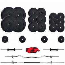 Набірна штанга і гантелі Fit-On 126кг, код: 2222-0126 Набірна штанга і гантелі Fit-On 126кг, код: 2222-0126