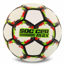 М"яч футбольний Soccermax №5 PU, білий, код: FB-6525_W