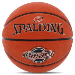 М'яч баскетбольний гумовий Spalding Neverflat Hex №7, помаранчевий, код: 84440Y-S52