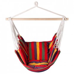 Гамак сидячий з подушкам Camping 1250х900мм, червоний, код: 312-3R-WS Гамак сидячий з подушкам Camping 1250х900мм, червоний, код: 312-3R-WS