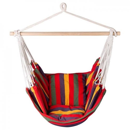 Гамак сидячий з подушкам Camping 1250х900мм, червоний, код: 312-3R-WS Гамак сидячий з подушкам Camping 1250х900мм, червоний, код: 312-3R-WS