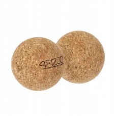 Масажний м"яч подвійний 4Fizjo Lacrosse DuoBall Cork 6.5 x 13.5 см, код: P-5907739319586